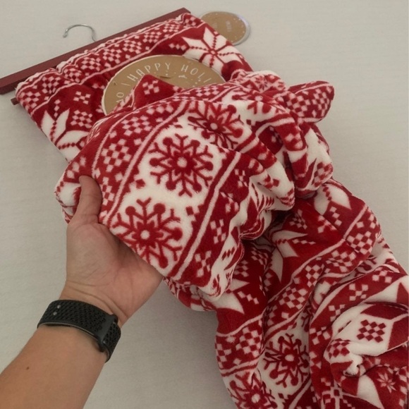 (NWT) Happy Holidays Super Soft Throw 50"X70” - Picture 10 of 10